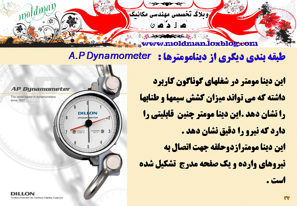 دینامومتر (بخش پایانی)