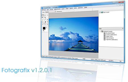 برنامه Fotografix v1.2.0.1 با حجم بسیار کم(فتوشاپ پرتابل)