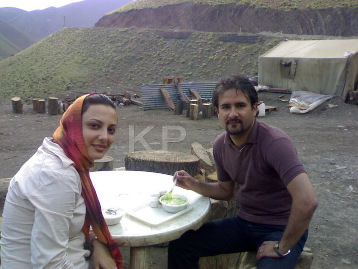 عکس جدید الهه حسینی و همسرش