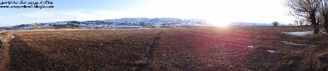 غروب زيباي خورشيد در آواجيق