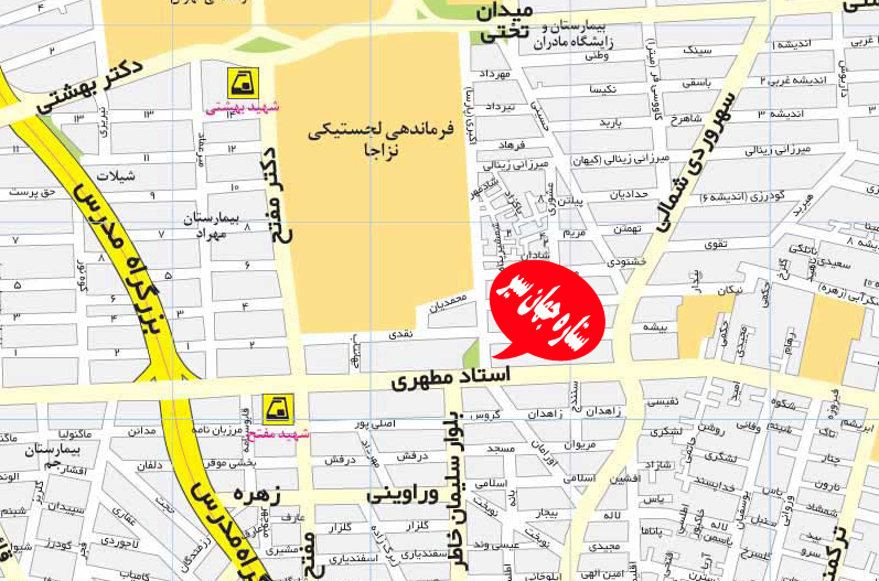 نقشه ستاره جهان سیر