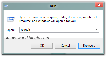 Run Regedit