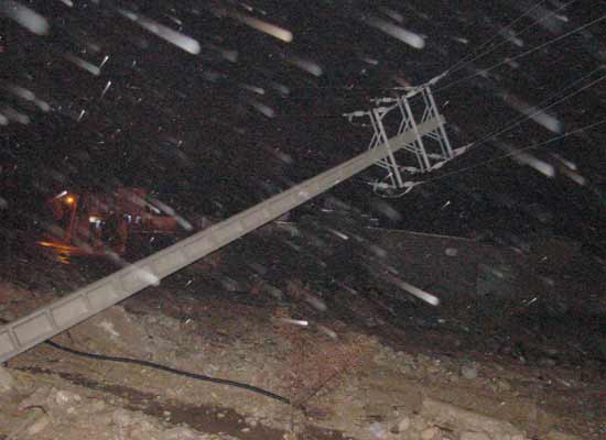 تگرگ در برازجان