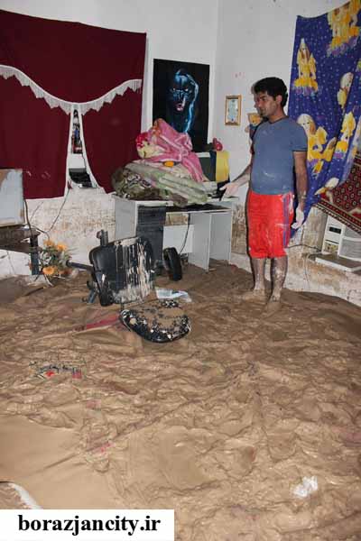سیل در برازجان