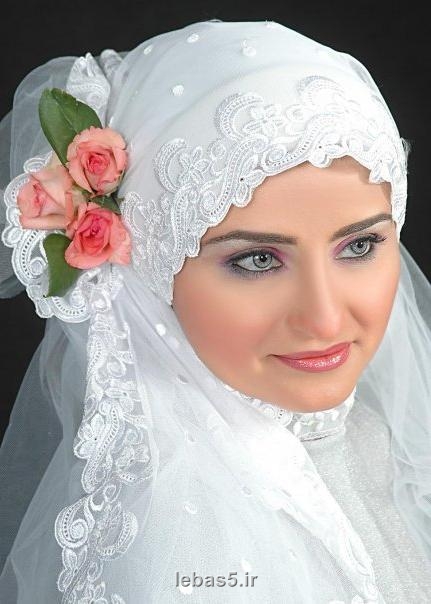 مدل لباس عروس قشنگ با حجاب