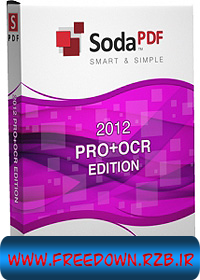 دانلود Soda PDF Professional with OCR 2012 v2.1.130.5818 - نرم افزار ساخت ویرایش و تبدیل اسناد PDF