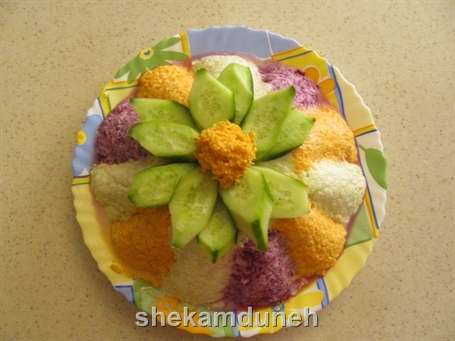 سالاد کلم قالبی