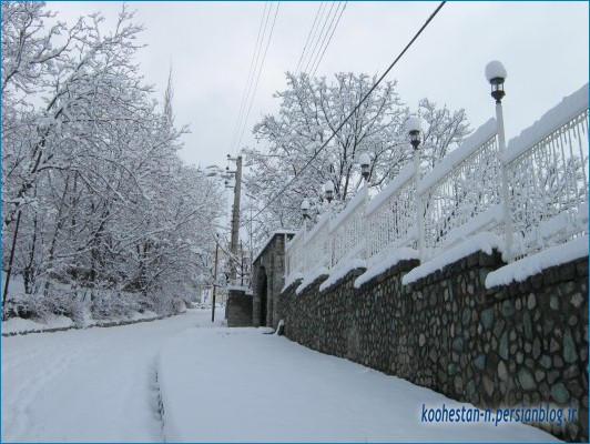 لواسان در زمستان - روستای کند علیا