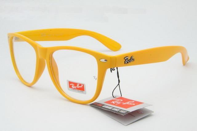 خرید عینک ریبن ویفری شیشه شفاف زرد