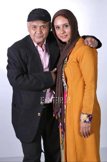 عکس جدید اکبر عبدی و دخترش المیرا