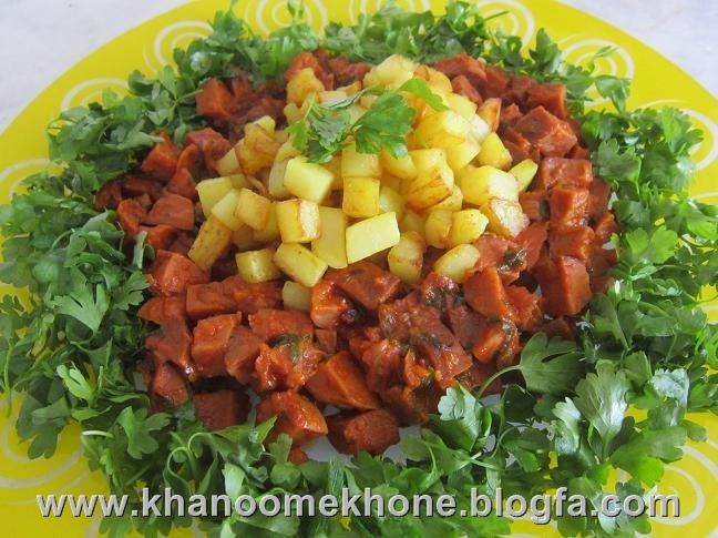 خوراک سوسی و قارچ