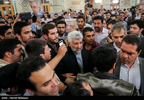 سعید جلیلی در مسجد شهید بهشتی تهران