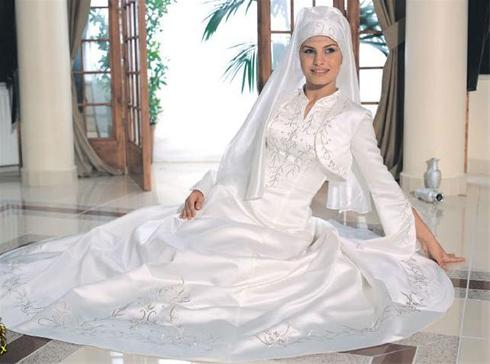 مدل لباس عروس اسلامی سری1
