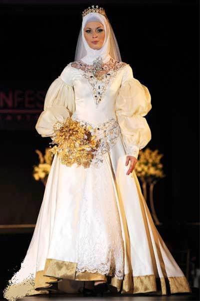 مدل لباس عروس اسلامی سری2