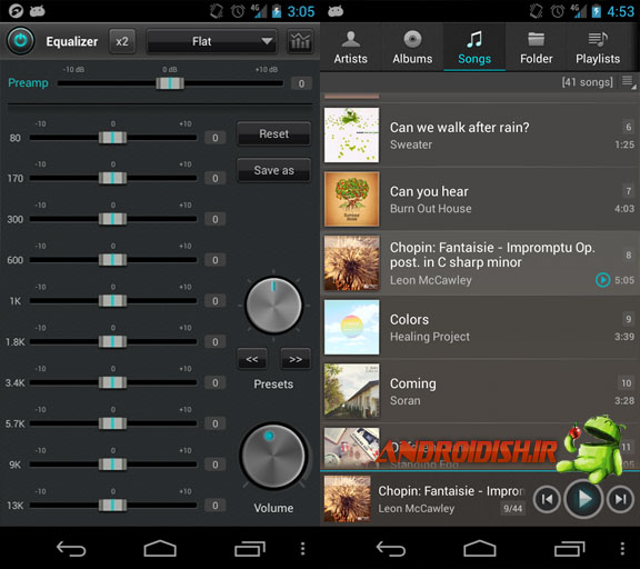 دانلود موزیک پلیر jetAudio Music Player Plus 3.2.2