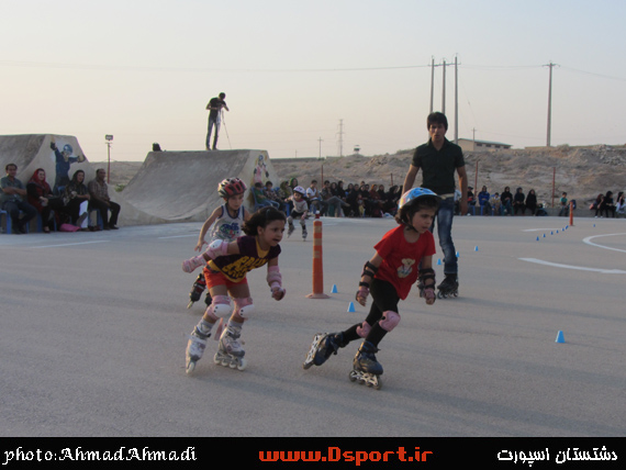 گزارش تصویری: مسابقات اسکیت سرعت برازجان