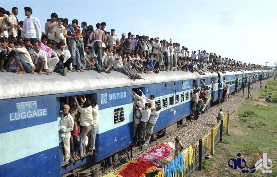قطارسواری به سبک هندی