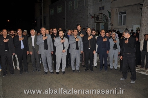 حضور مسئولان شهرستان در تکیه گاه هیئت