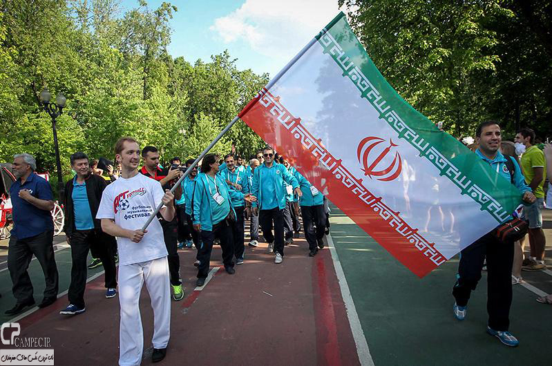 عکس های حضور کاروان تیم ملی فوتبال هنرمندان ایران در مسابقات جام جهانی روسیه