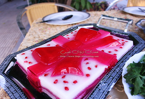 تولد عشقولانه همسر شوهر عشق papiyon_bow_jelly ته چین پاپیونی ، ژله پاپیونی انار ، پنیرسبزی tavalod_hamsar-shohar_94