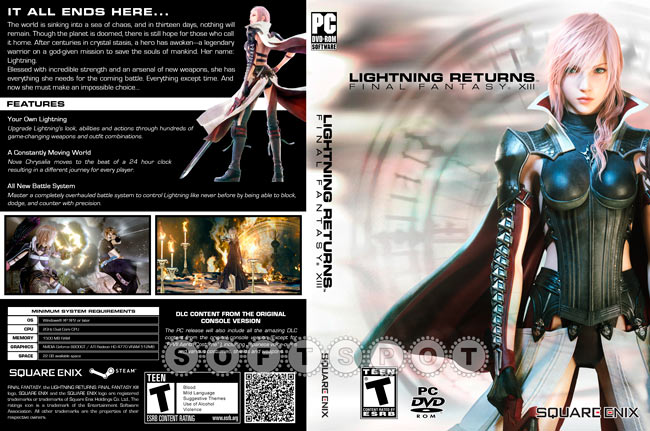 کاور بازی Lightning Returns: Final Fantasy XIII