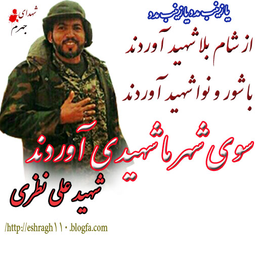 شهید مدافع حرم علی نظری