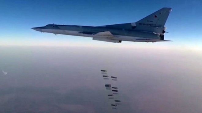 بمب‌افکن‌های روسیه از پایگاه هوایی همدان عازم ماموریت جنگی در سوریه شدند
