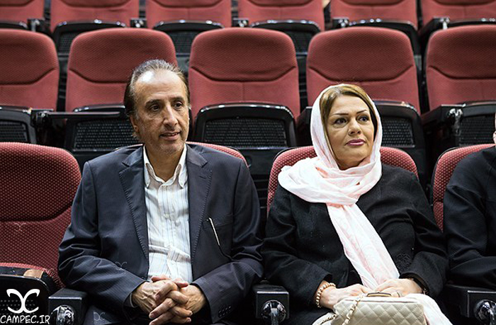 محمد رضا حیاتی و همسرش