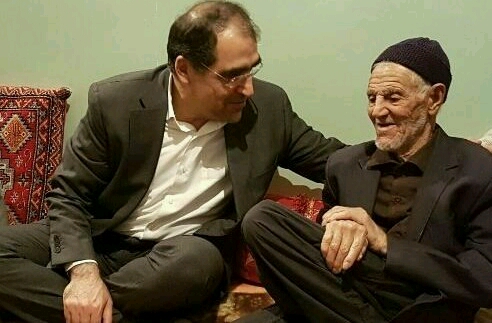 : وزير بهداشت و پدر سردار سليماني در يک قاب