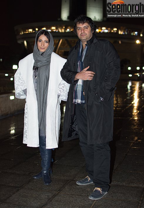 عکس سمیرا حسن زاده و همسرش سامان سالور در فستیوال فیلم فجر 35