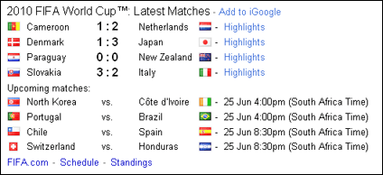 نتایج جام جهانی + جدول بازی های بعدی به کمک گوگل!