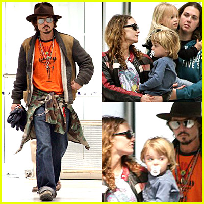 Johnny Depp Children Photos. Wife And Kids. johnny depp