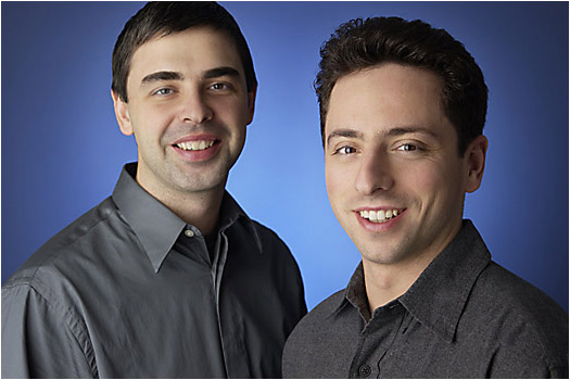 لری پیج و سرگئی برین - Sergey Brin y Larry Page
